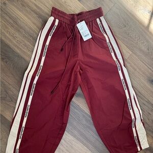 Golden State fashion brand 90s styled Burgundy Track Pants